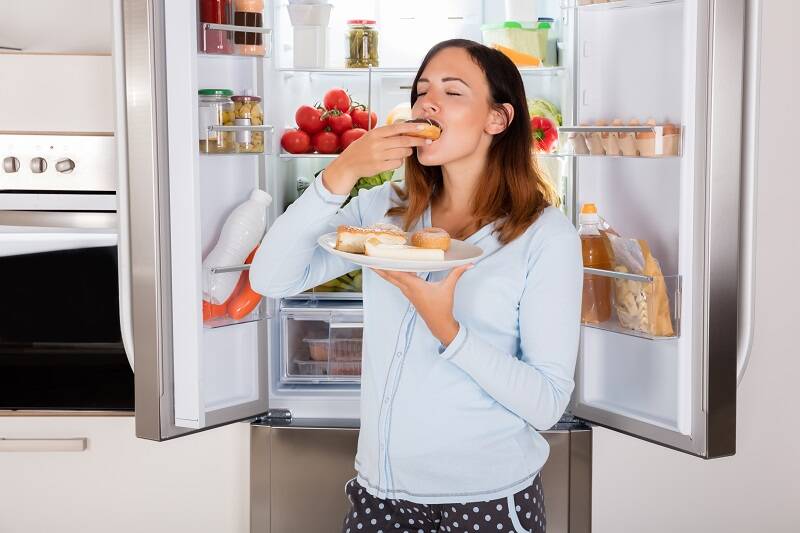 Le voglie di cibo in gravidanza sono piuttosto comuni in questo periodo. Fonte: foto: Getty Images