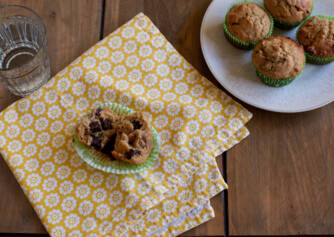 Ricetta per muffin salutari alla banana senza farina e lattosio, provatela con noi